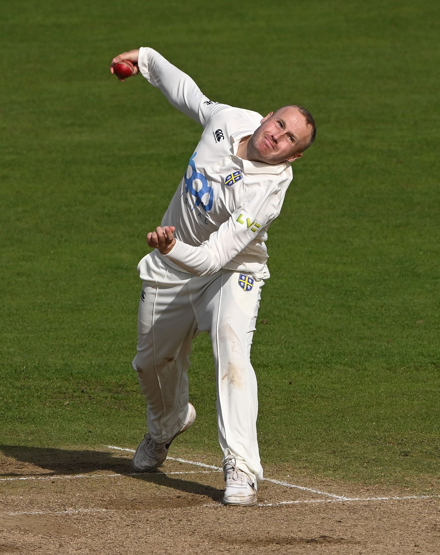 Matt Parkinson sends one down 