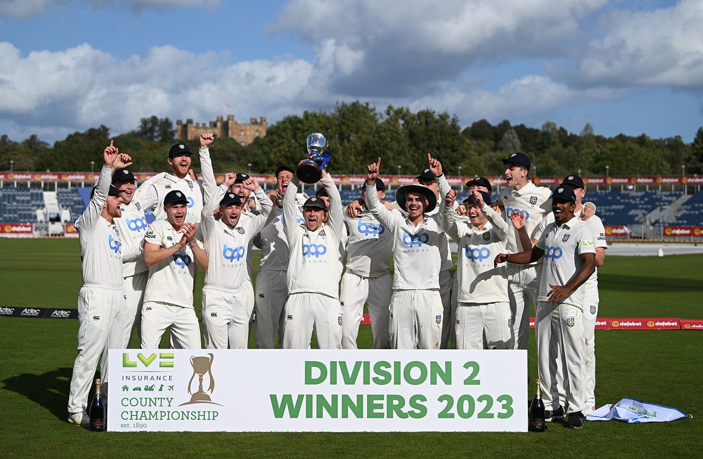 Durham were crowned Division Two champions