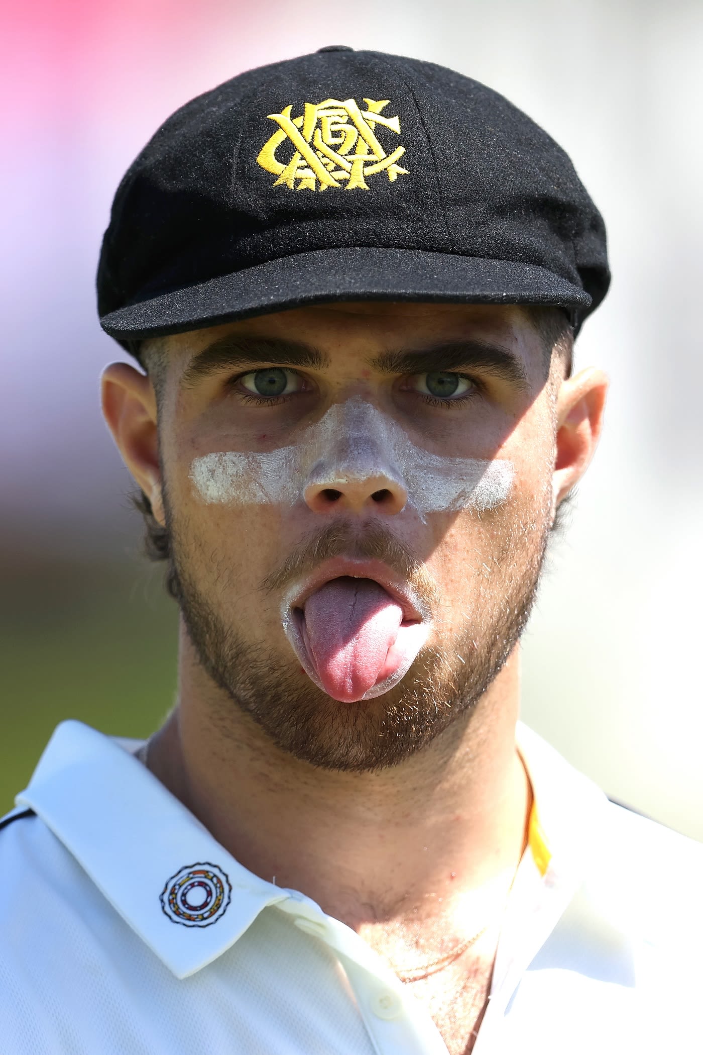 Teague Wyllie during a Sheffield Shield game