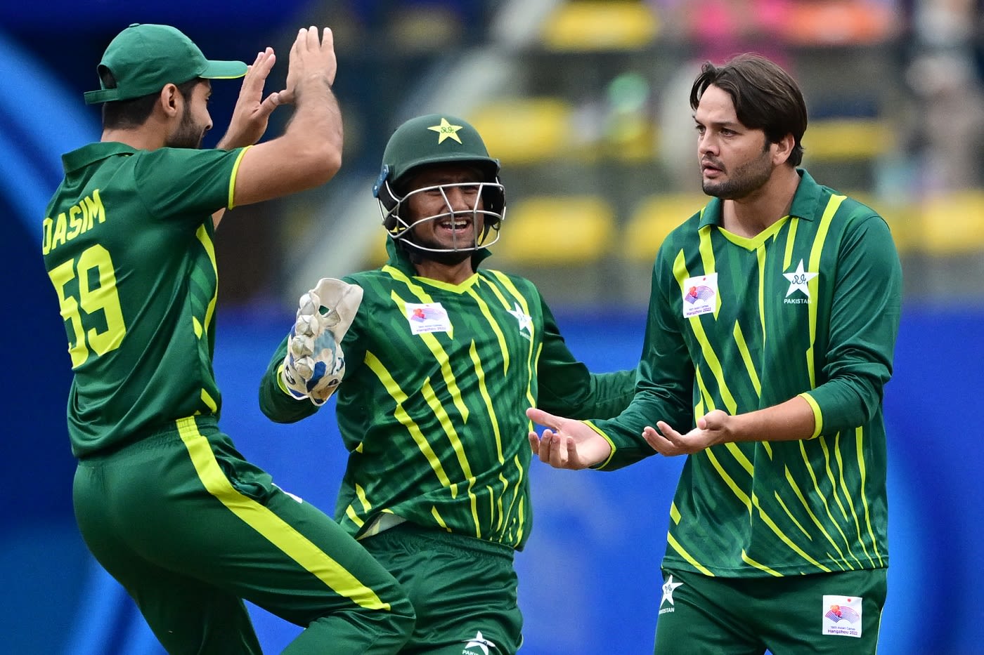 Usman Qadir bowled a tidy spell and picked up two wickets