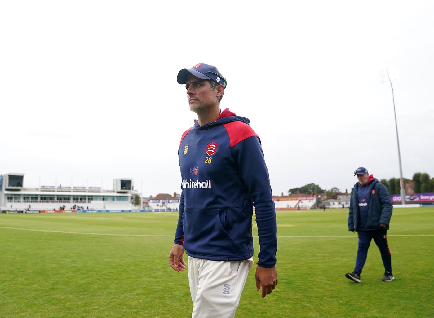 Alastair Cook made his final professional appearance for Essex at Wantage Road