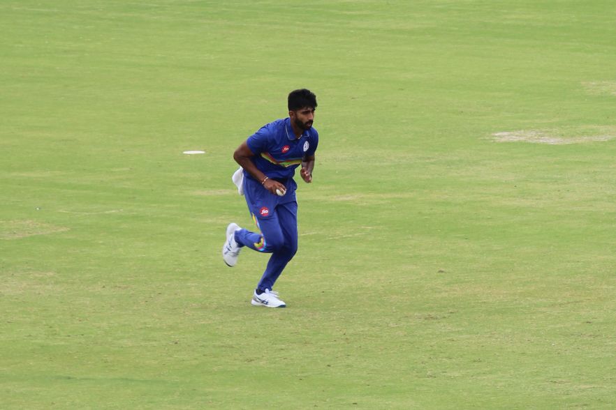 Chintan Gaja runs in