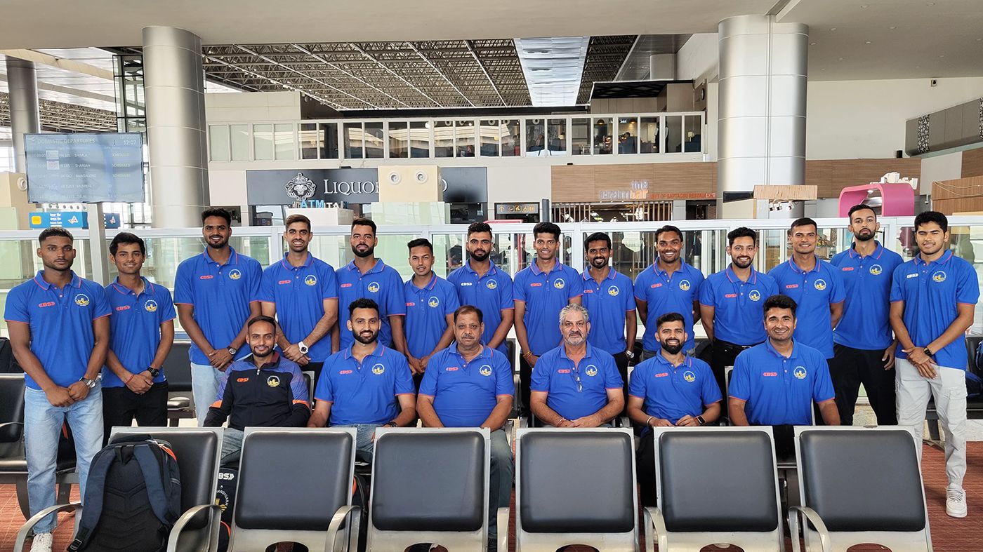 The Chandigarh players are ready to depart for the Syed Mushtaq Ali Trophy