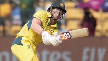 Is David Warner the oldest man to score a World Cup century?