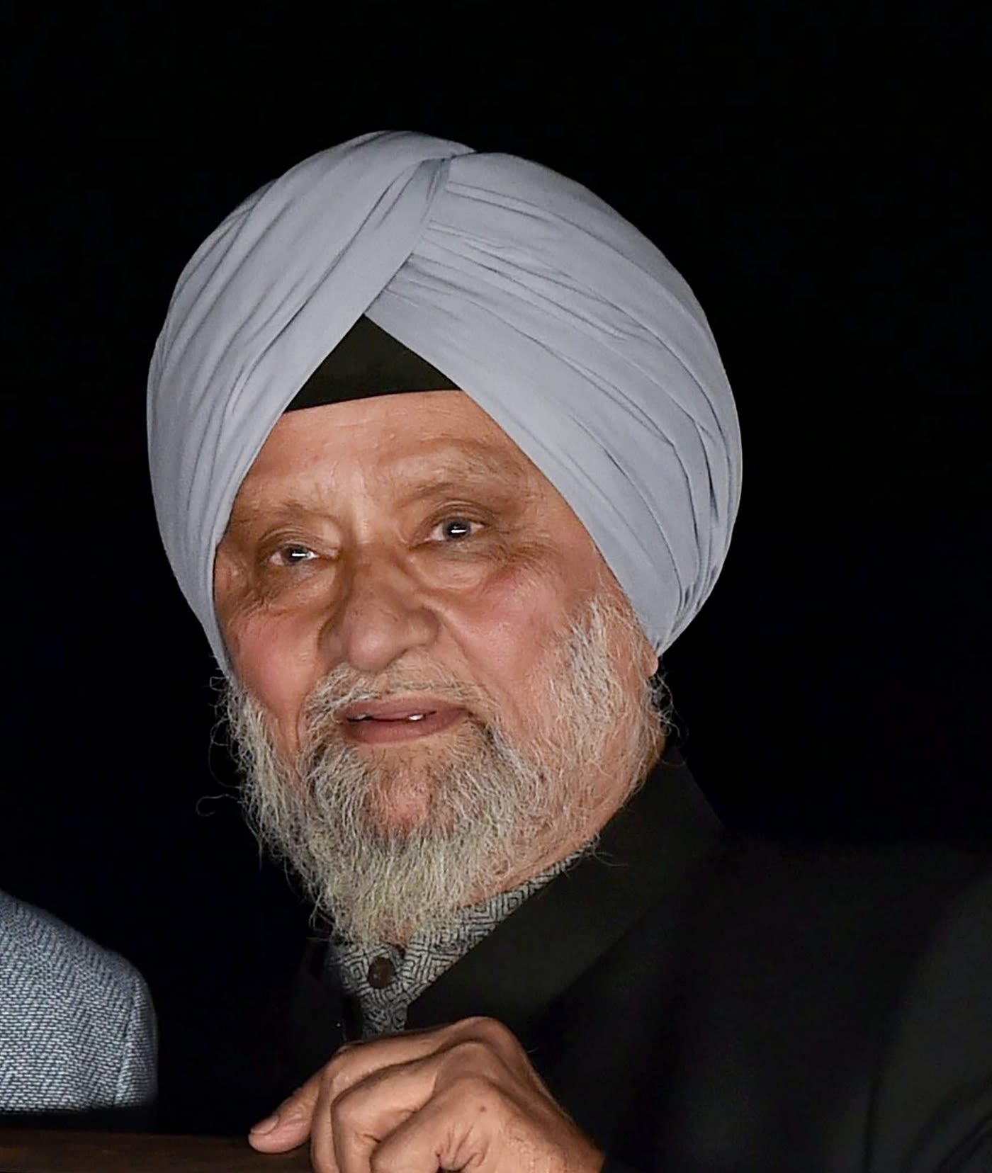 Bishan Bedi looks on