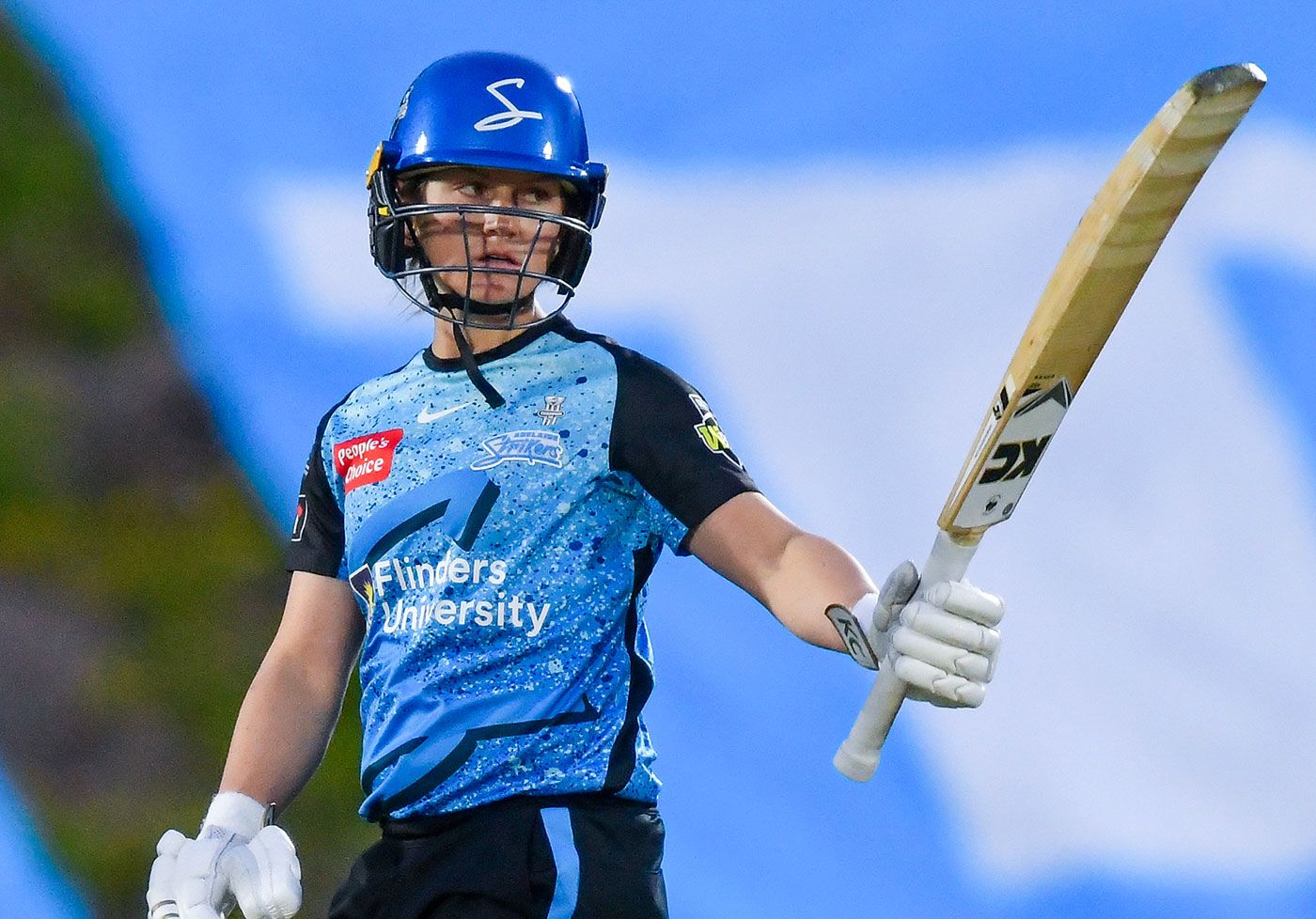 Bridget Patterson dominated Strikers' innings