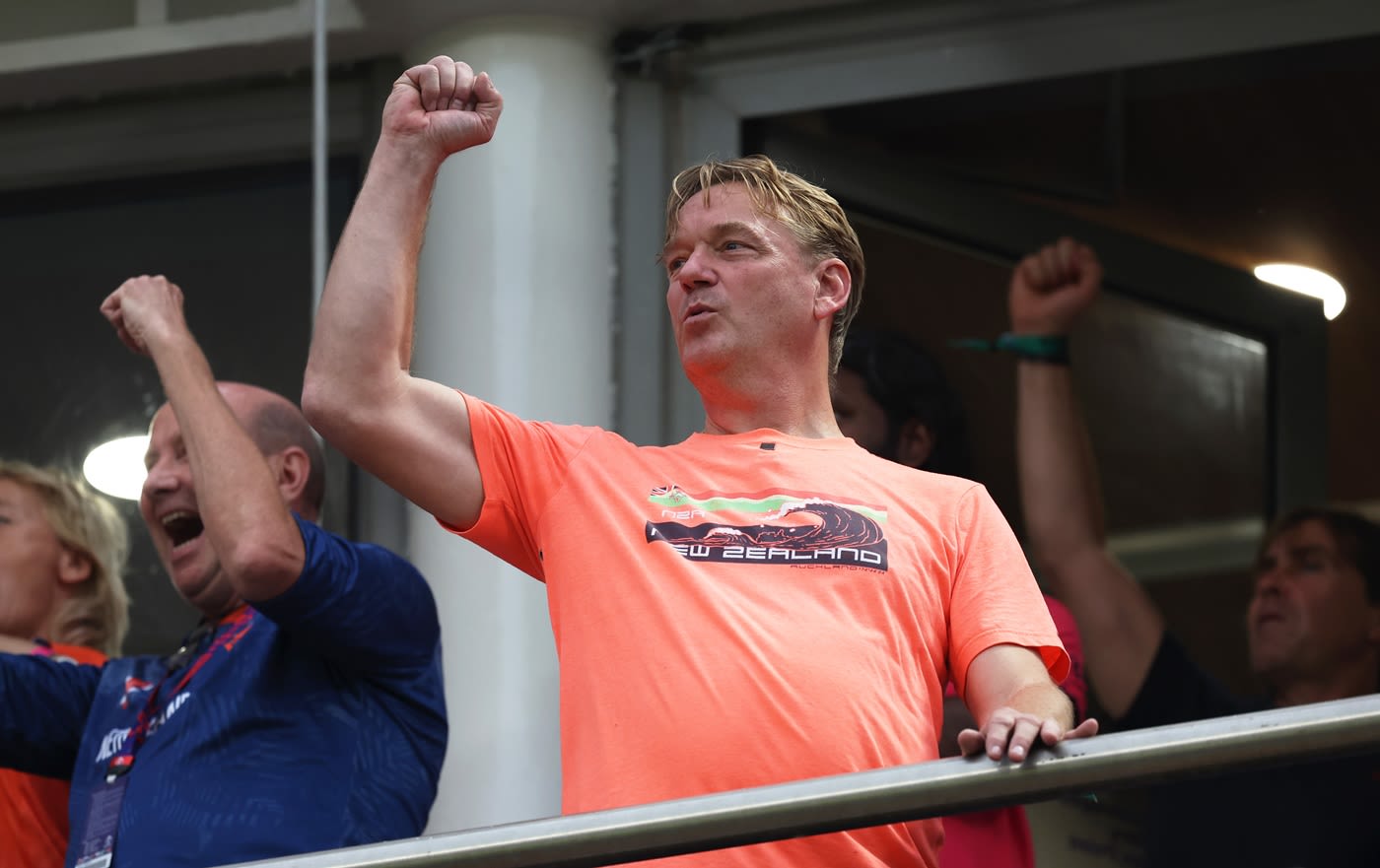 Tim de Leede enjoyed watching his son and the rest of Netherlands play in Pune