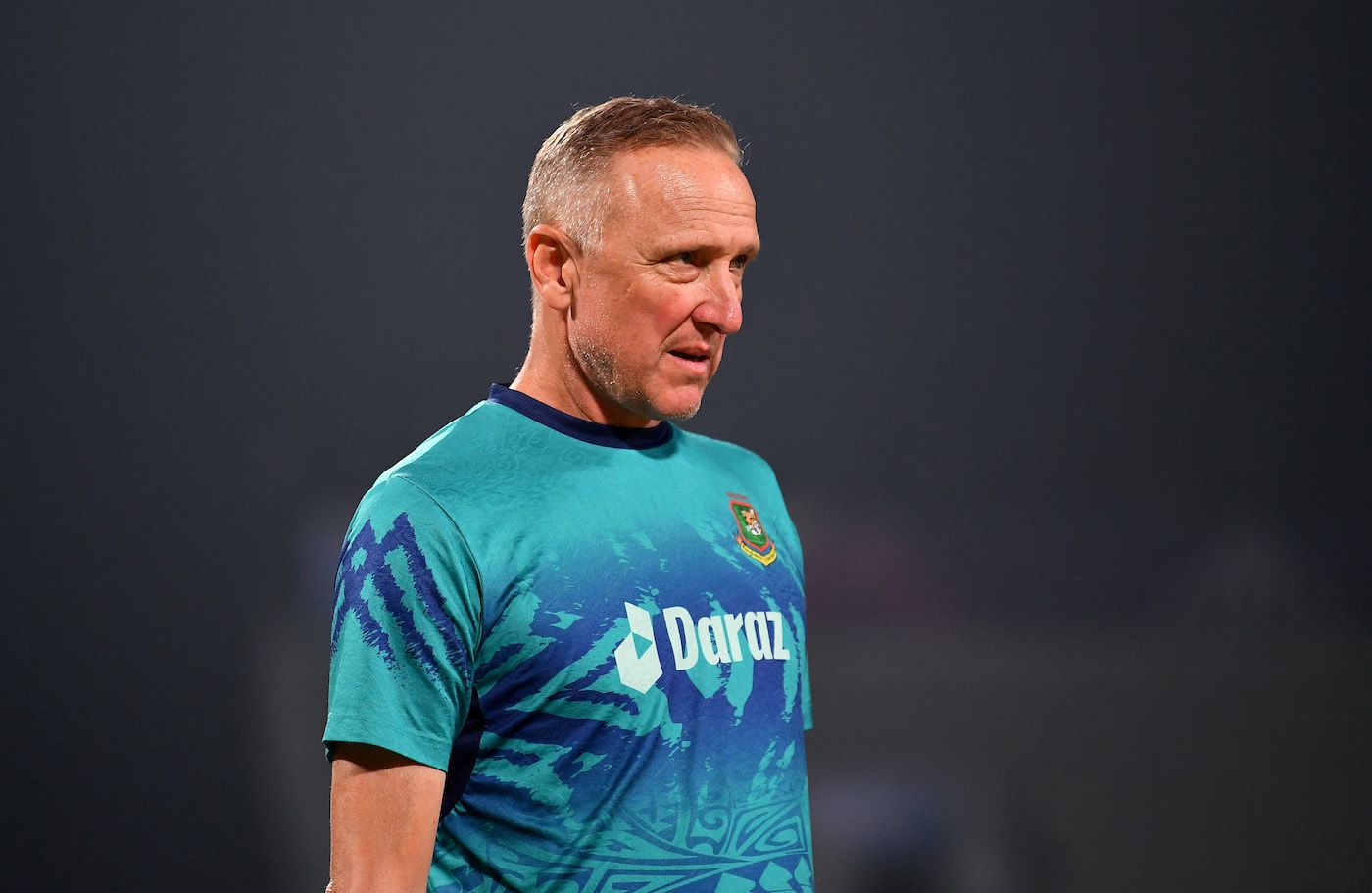 Allan Donald keeps an eye on the Bangladesh nets