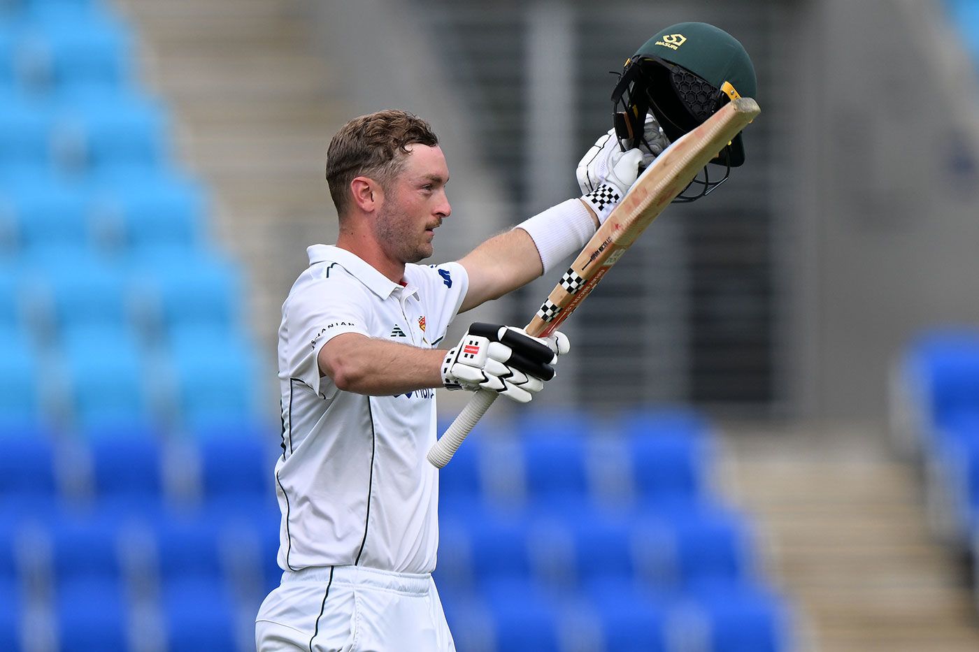 Bradley Hope struck his maiden first-class century