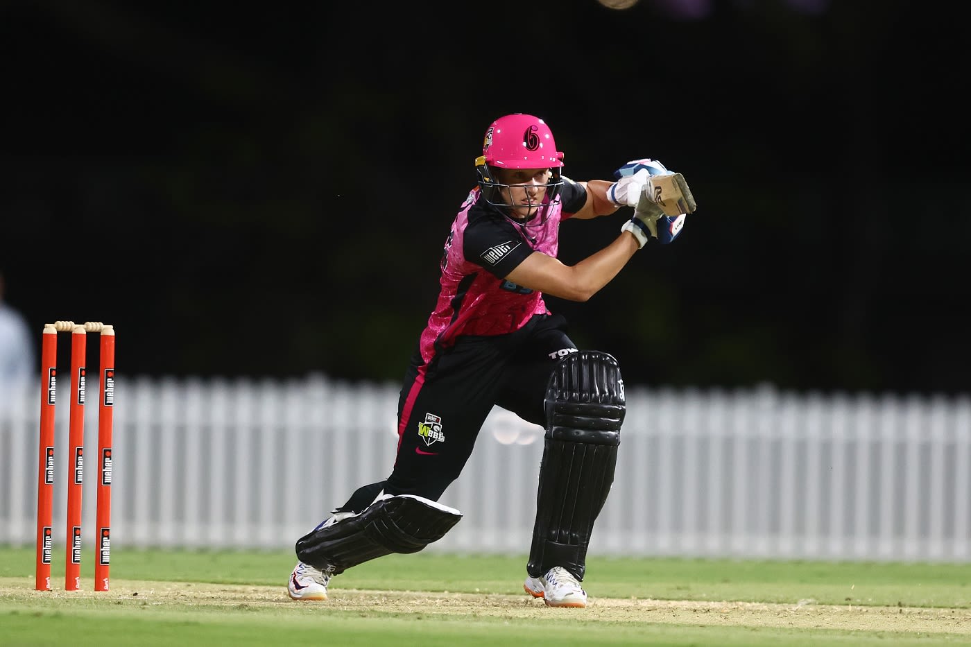 Maitlan Brown scored the winning runs for Sydney Sixers