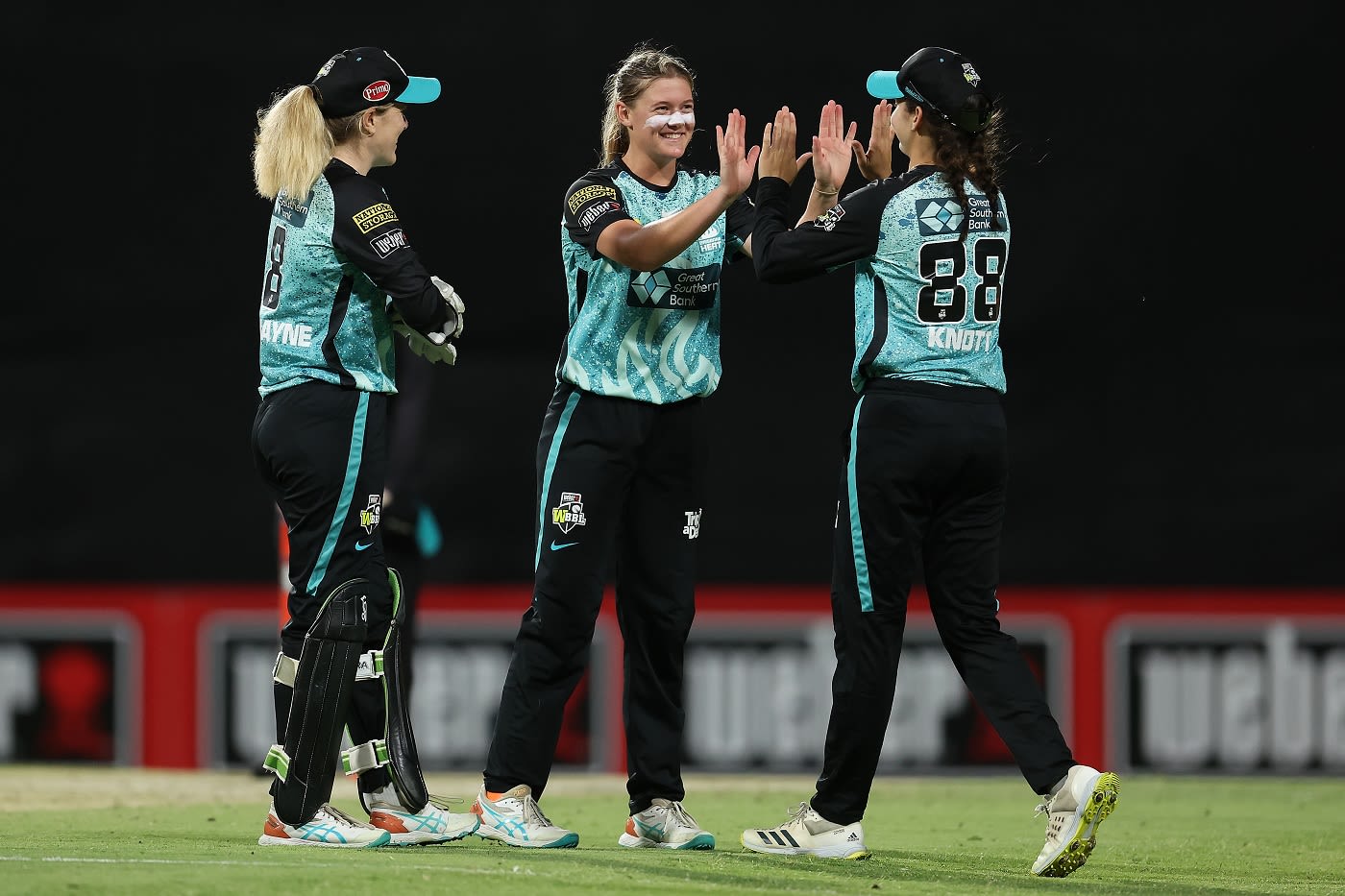 Courtney Sippel took three wickets for nine runs in her four overs