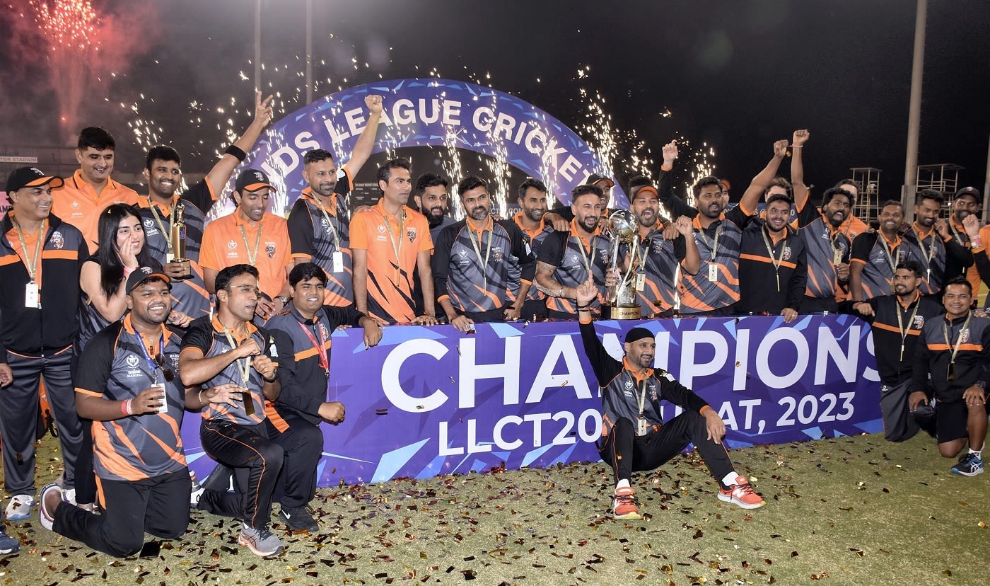 Harbhajan Singh's Manipal Tigers won the Legends League title