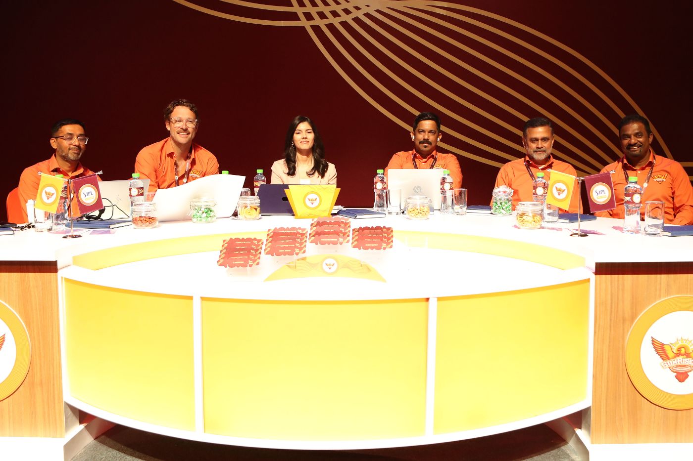 New head coach Daniel Vettori takes his place at Sunrisers Hyderabad's IPL 2024 auction table