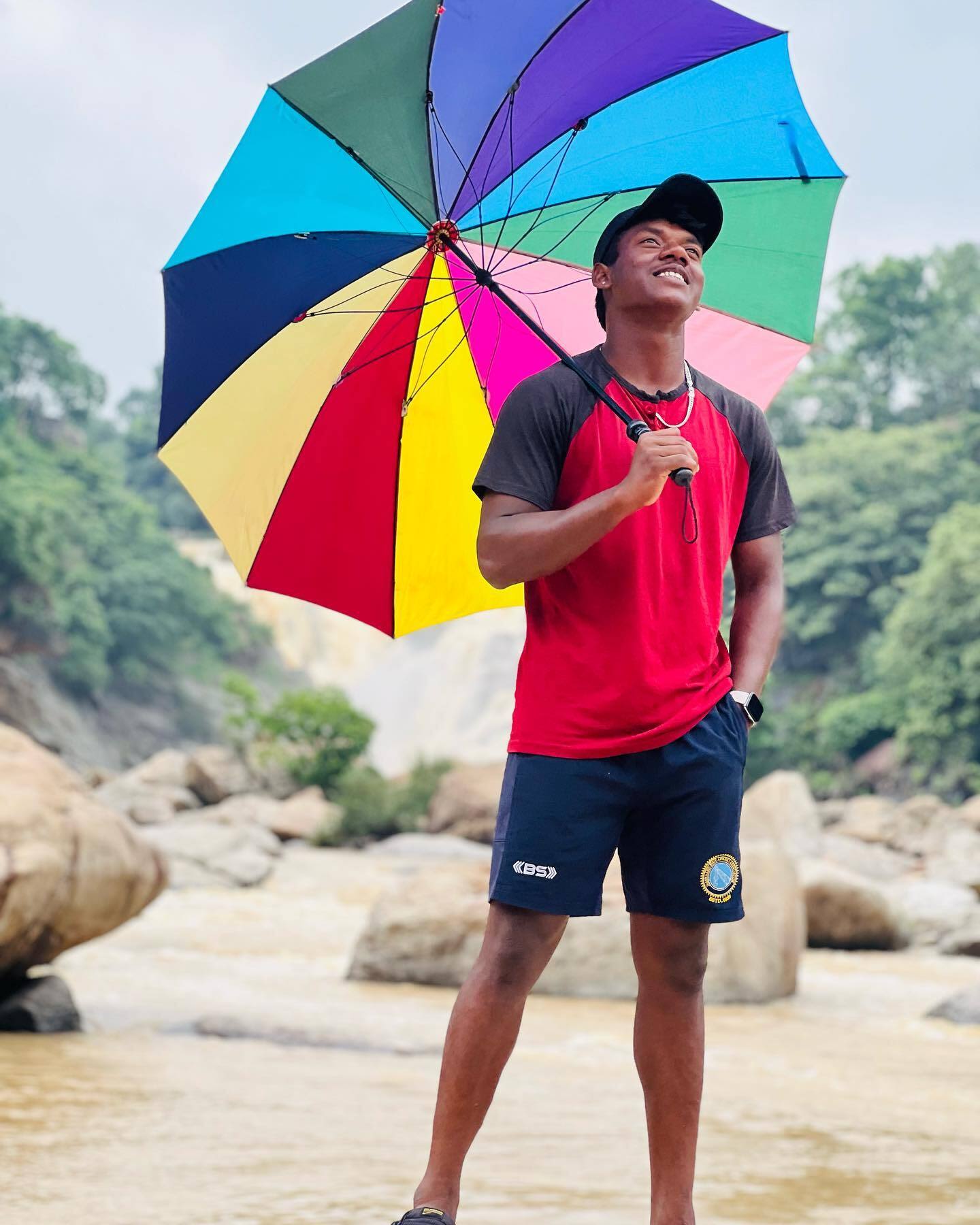 After a long hard cricketing journey, it's time for Robin Minz to enjoy his moment in the sun