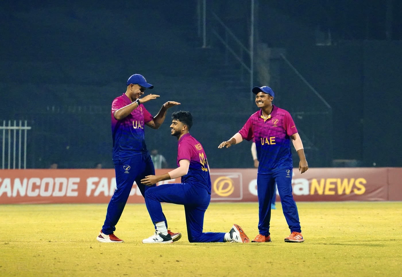 Ali Naseer returned 4 for 24 off his fours overs to derail Afghanistan's chase