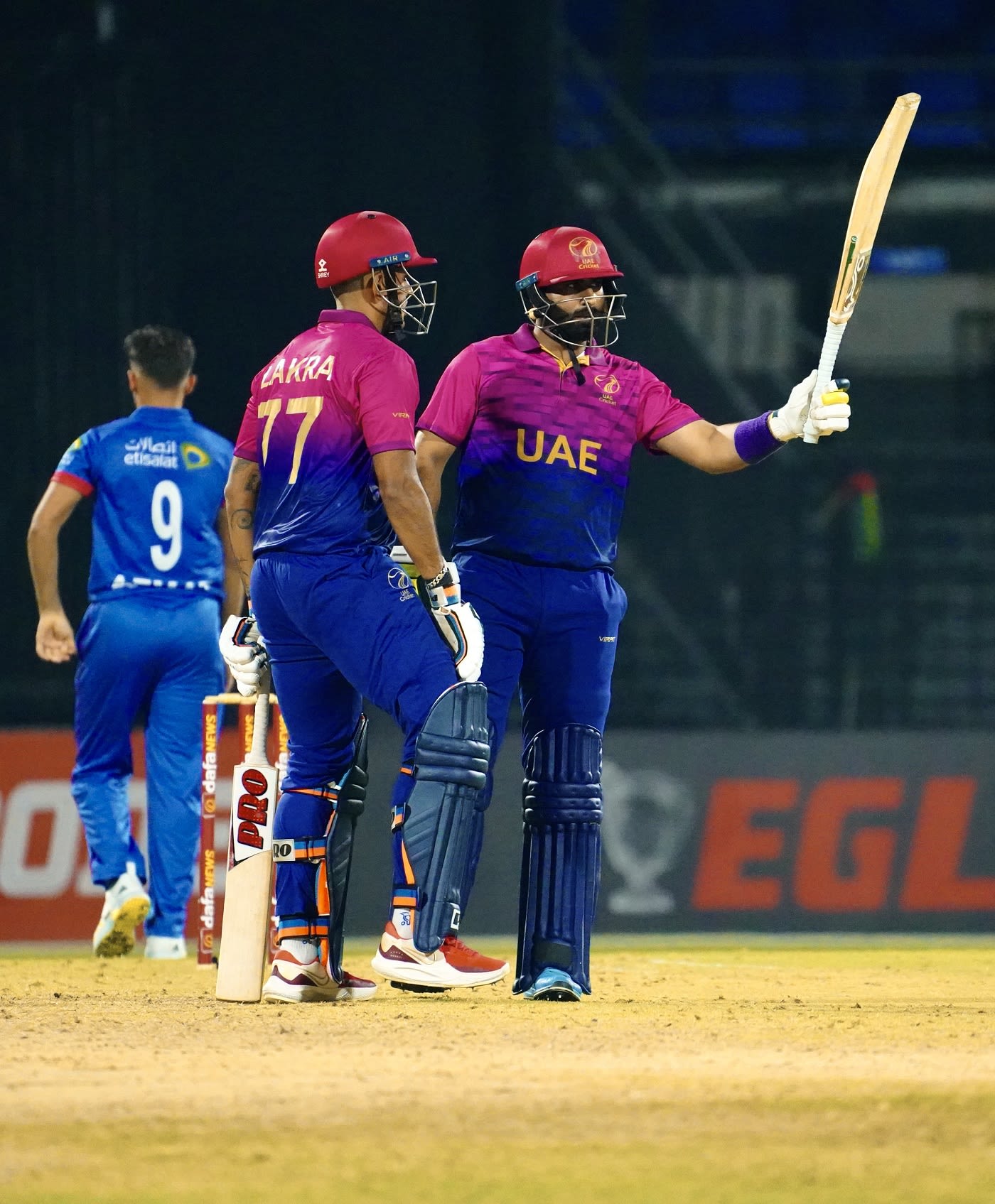 Muhammad Waseem and Aryan Lakra added 72 for the opening wicket in 51 balls