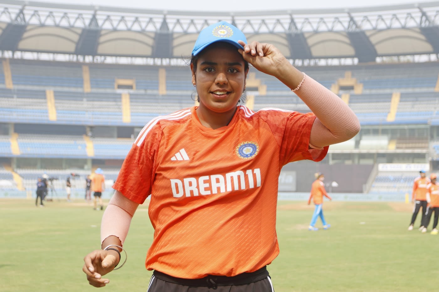 Mannat Kashyap was handed her ODI cap