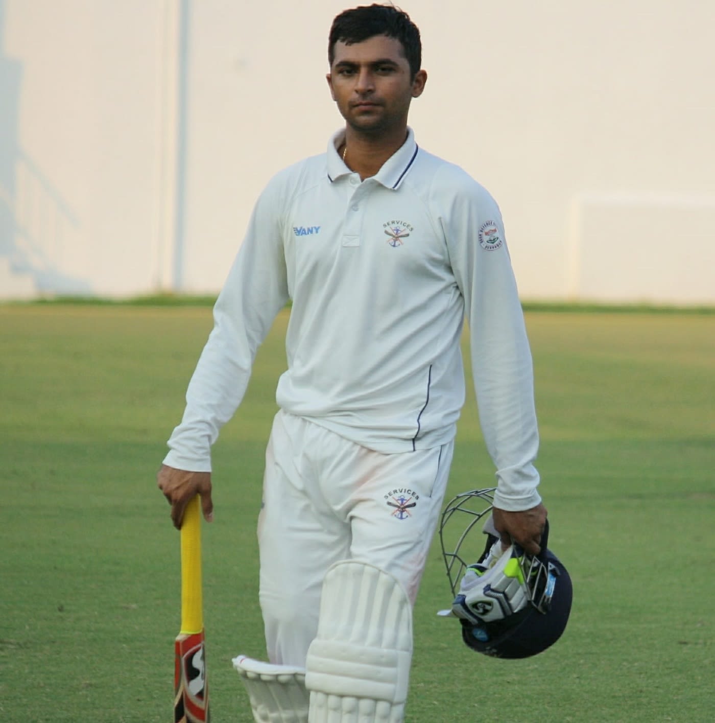 Rahul Singh looks on