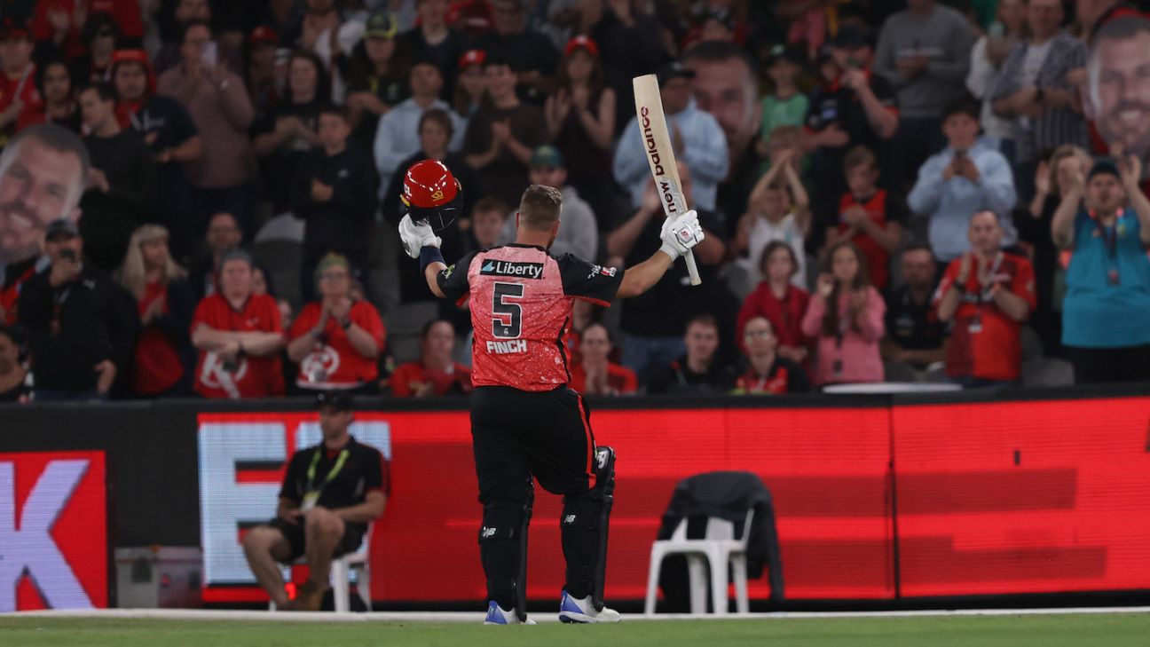 Finch signs off with a duck but Renegades give their hero a winning farewell