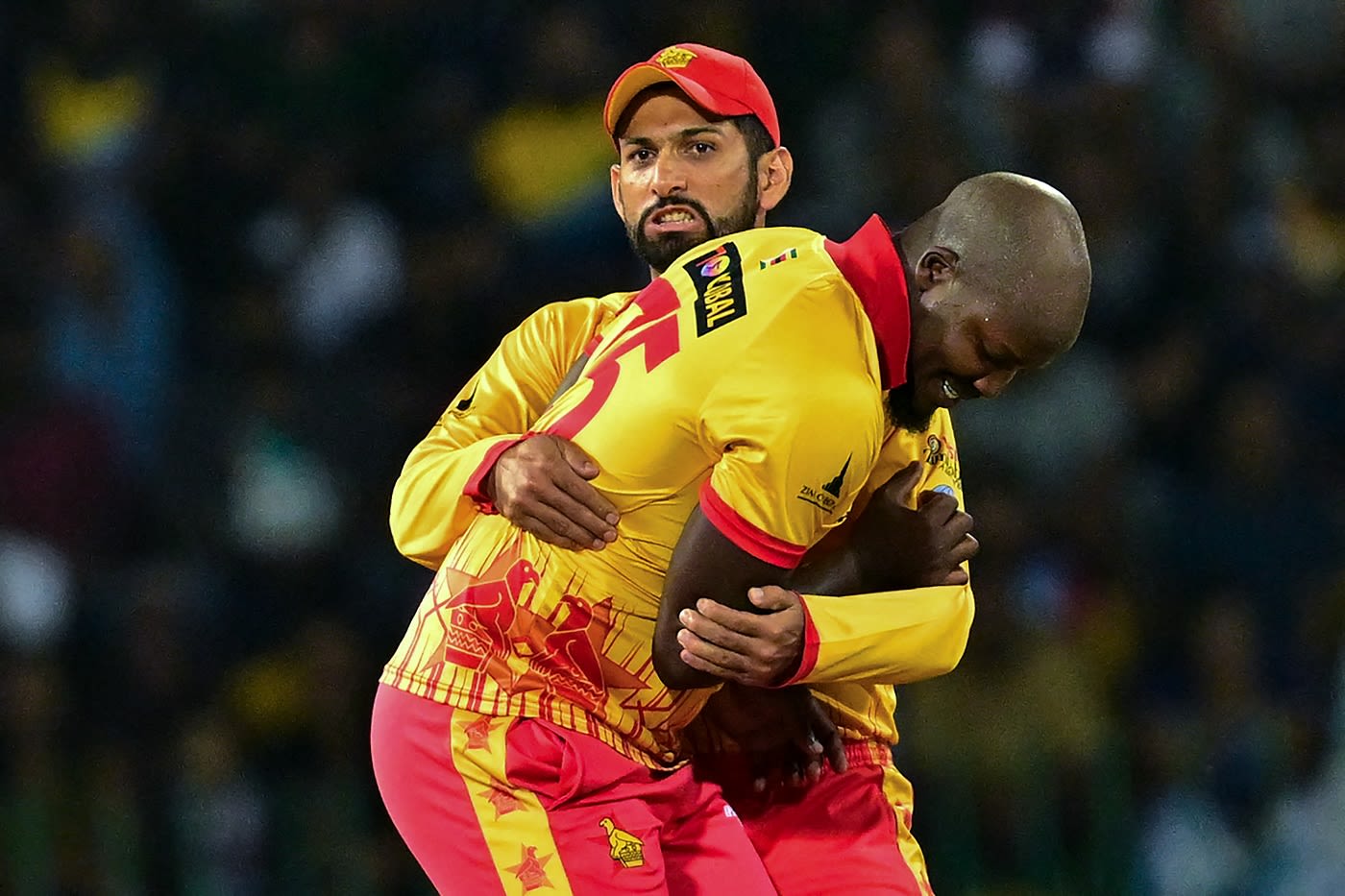 Luke Jongwe struck in his first over