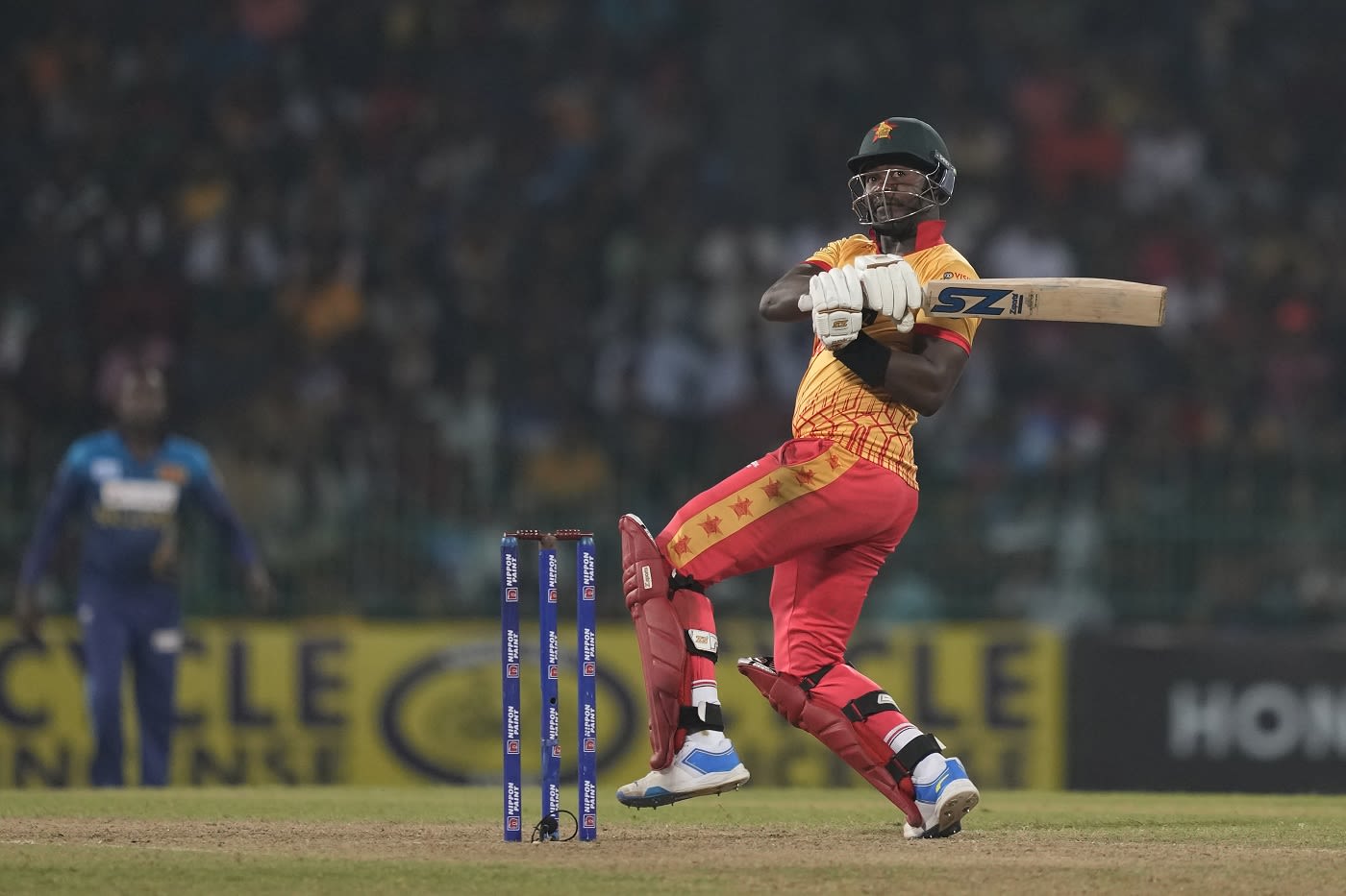 Luke Jongwe hit an unbeaten 25 off just 12 balls