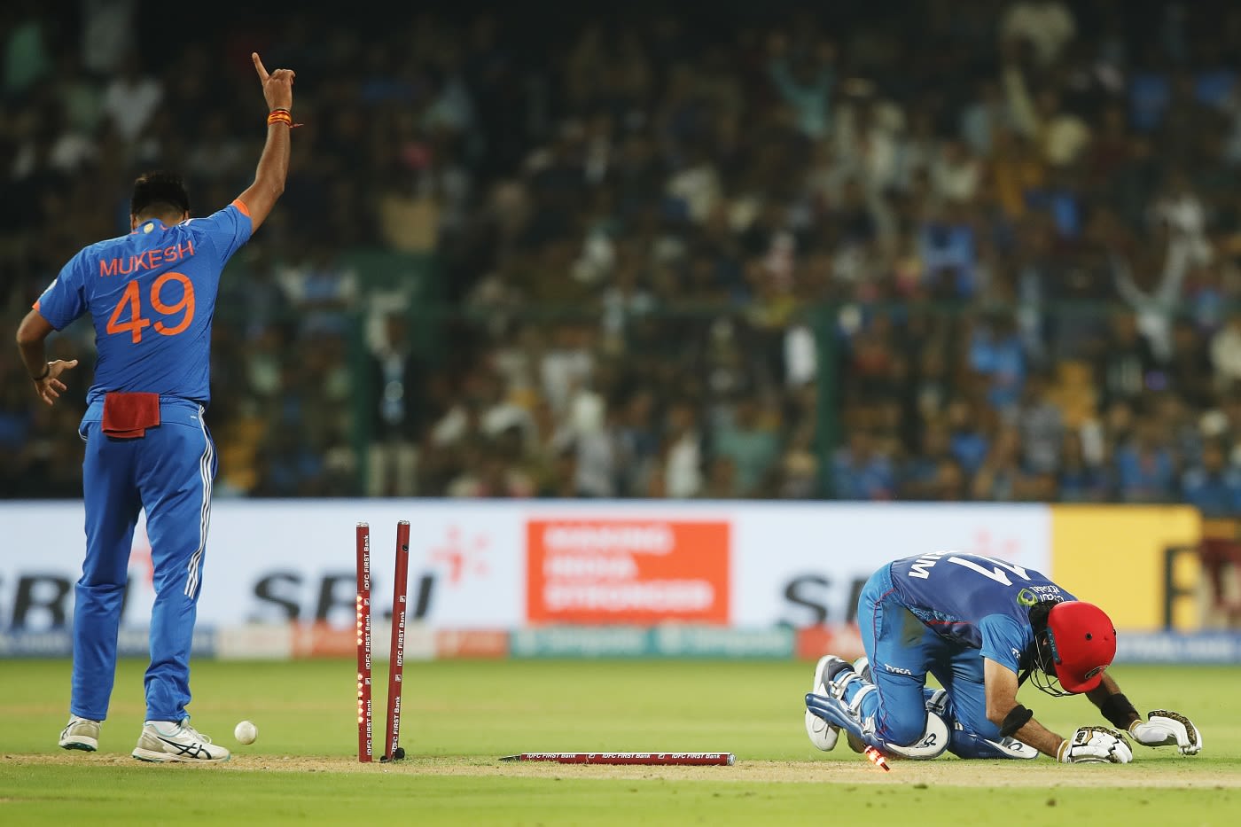 Karim Janat was run-out courtesy Sanju Samson's direct hit at non-striker's end