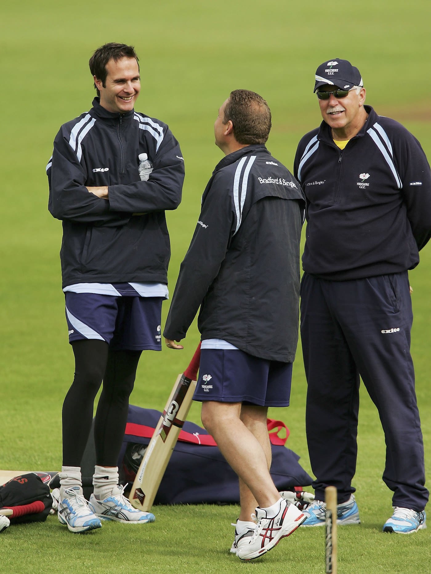 Michael Vaughan, Kevin Sharp and Steve Oldham chat