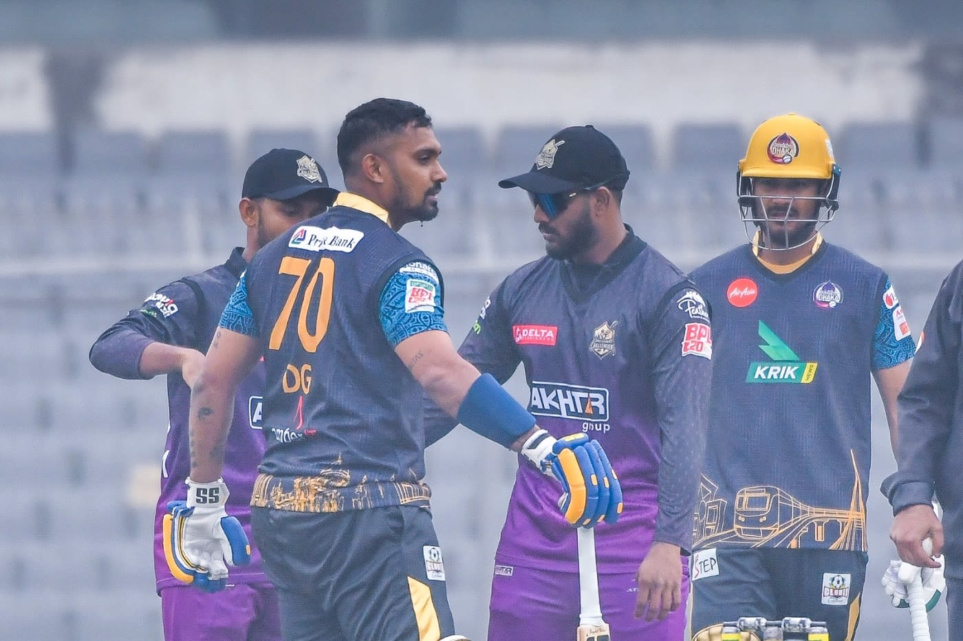 Danushka Gunathilaka was out due to concussion