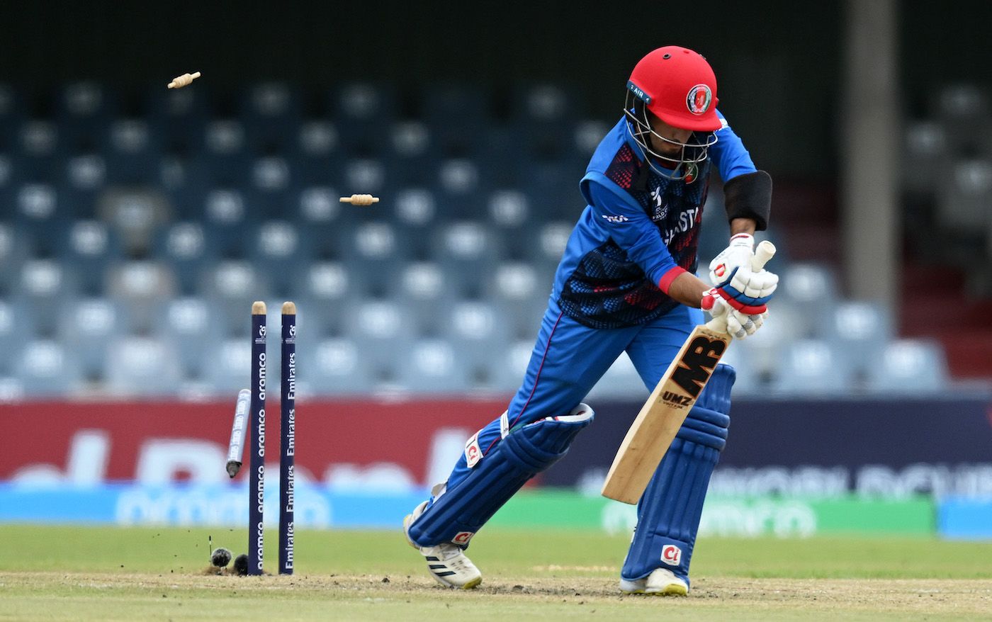 Sohail Khan Zurmati missed one from Matt Rowe