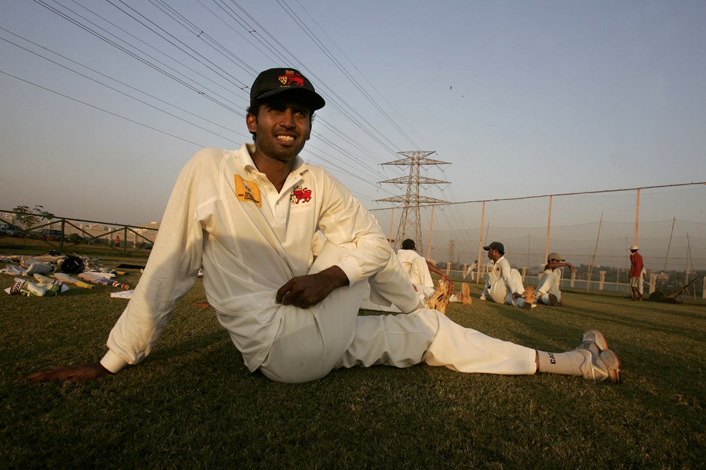 Mumbai Ranji captain Nilesh Kulkarni going through their training drills