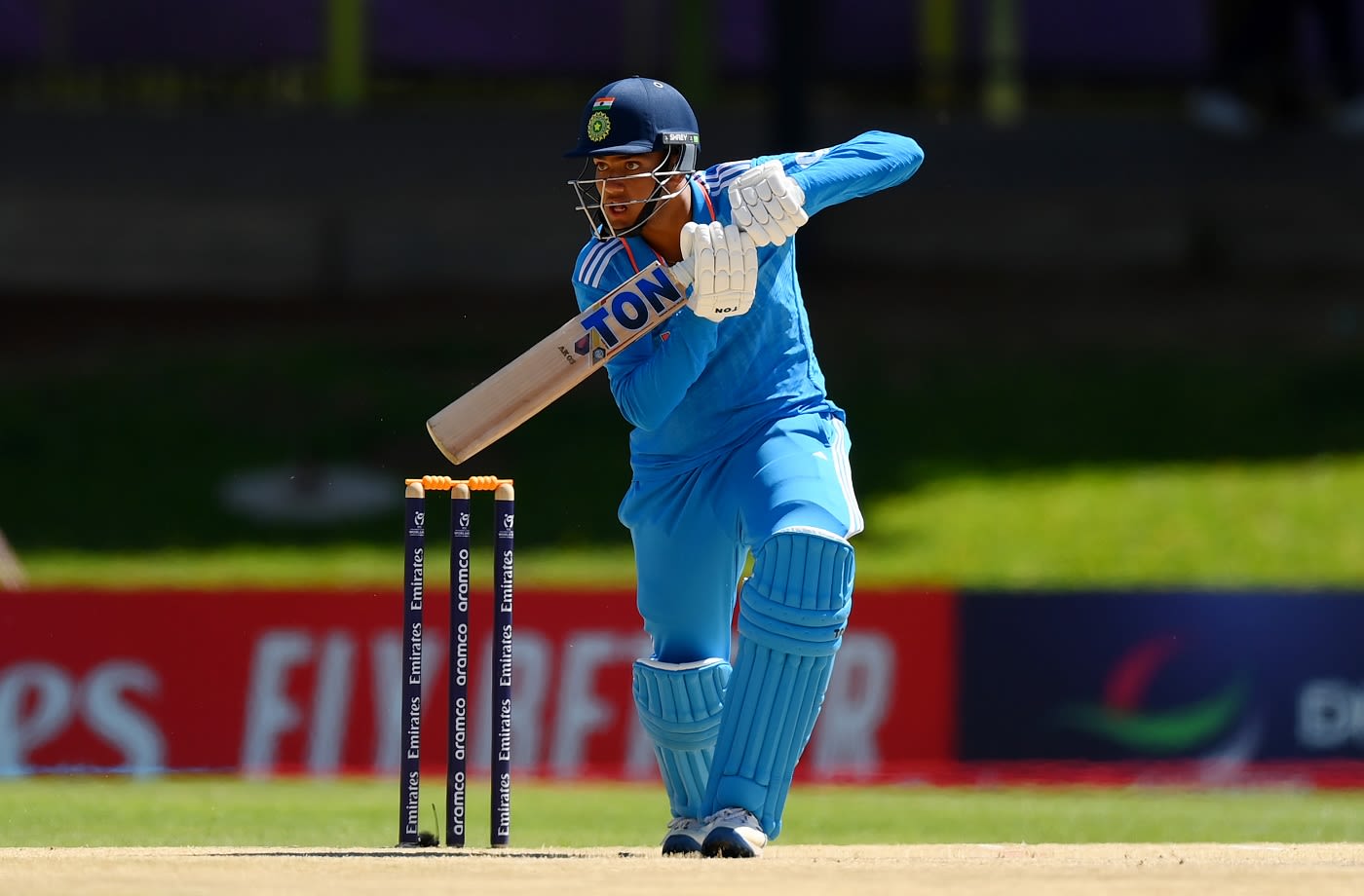 Arshin Kulkarni struck a crisp boundary but fell soon after