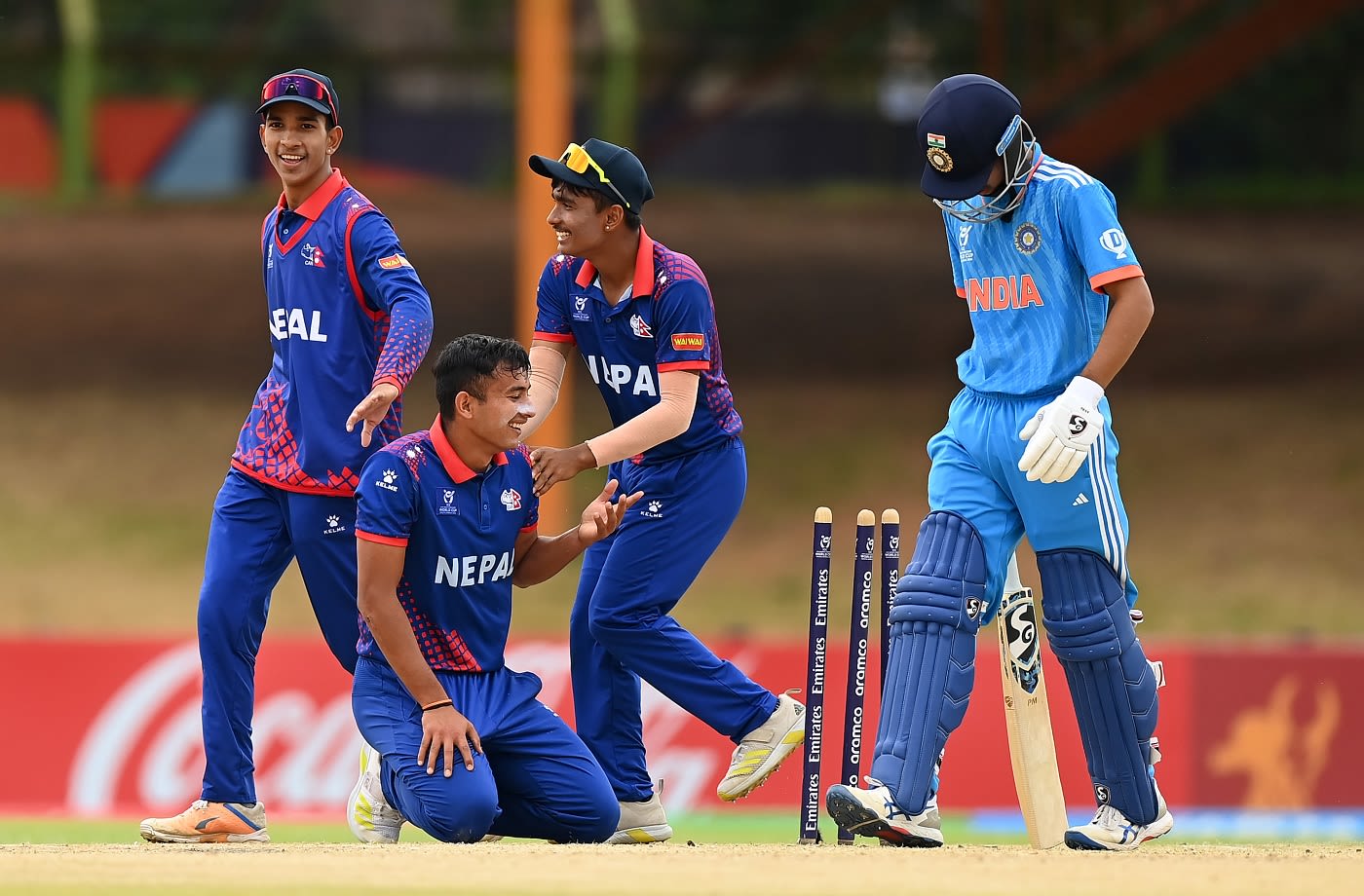 Aakash Chand whipped the bails off to run Priyanshu Moliya out