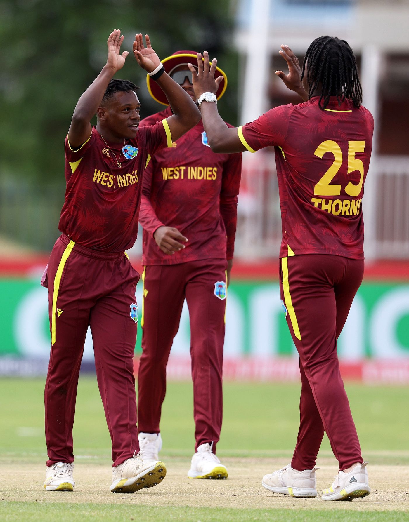 Nathan Edward struck in the fifth over
