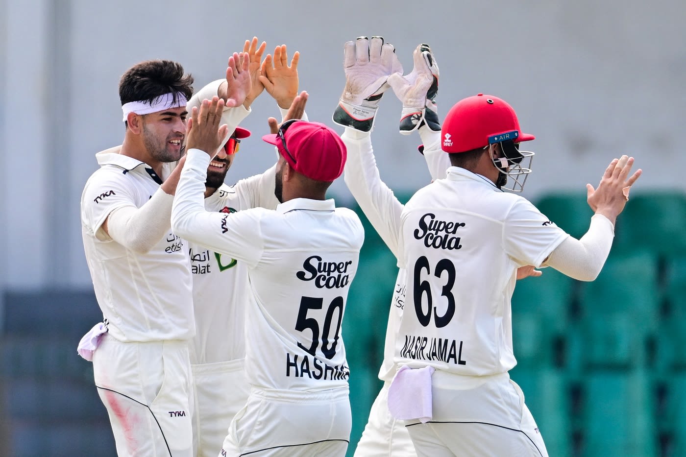 Naveed Zadran got Nishan Madushka early on the second morning