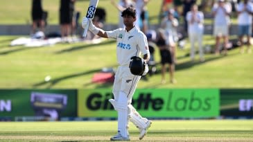 'Pure batting bliss' - Ravindra lauds his 'unbelievable' idol Williamson