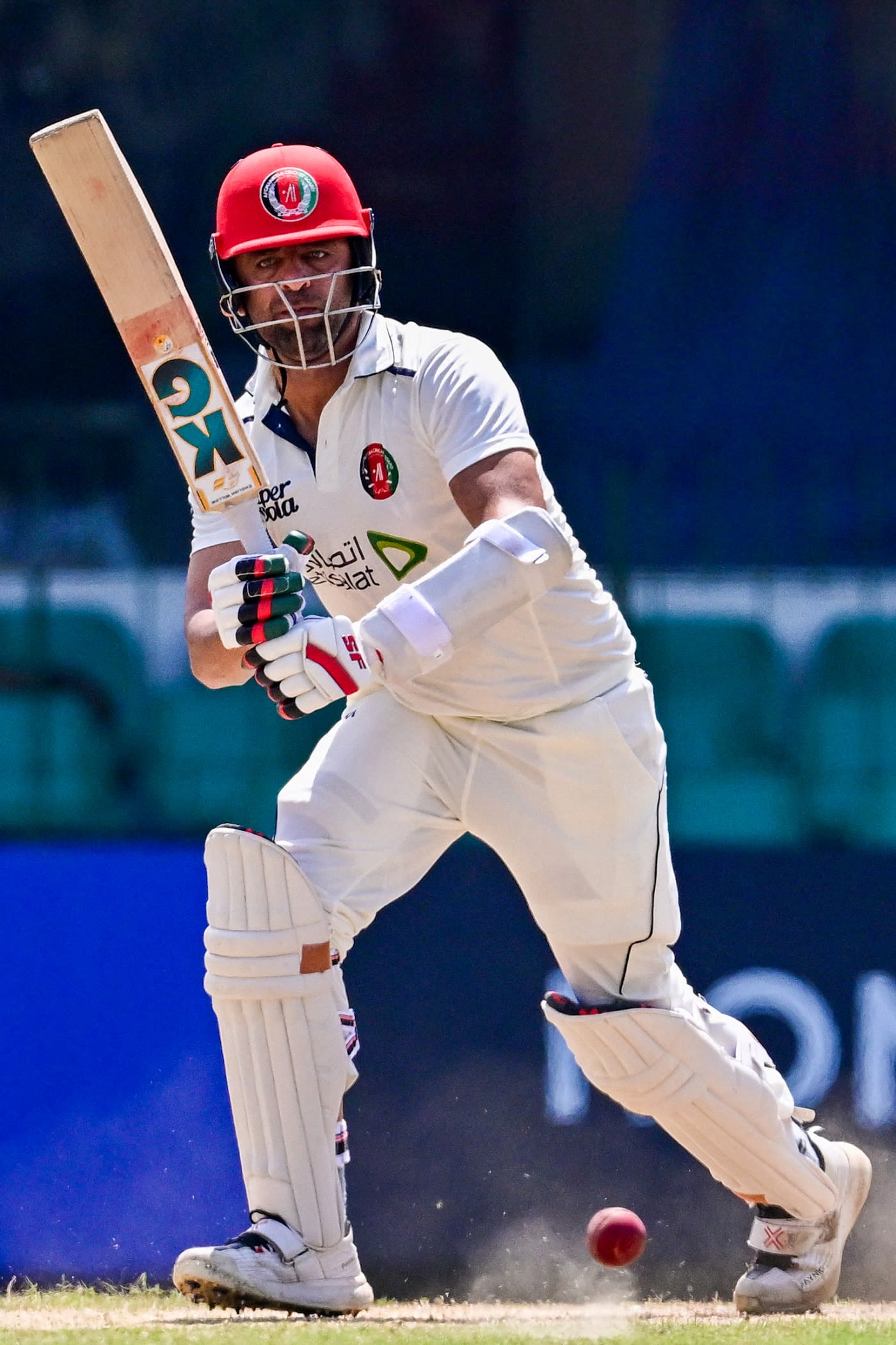 Noor Ali Zadran made 47 in the second innings