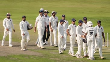 Ranji round-up: Services and Karnataka win thrillers; Dube-led Mumbai crush Bengal
