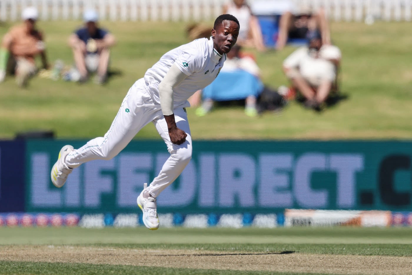 Tshepo Moreki toiled on the second day