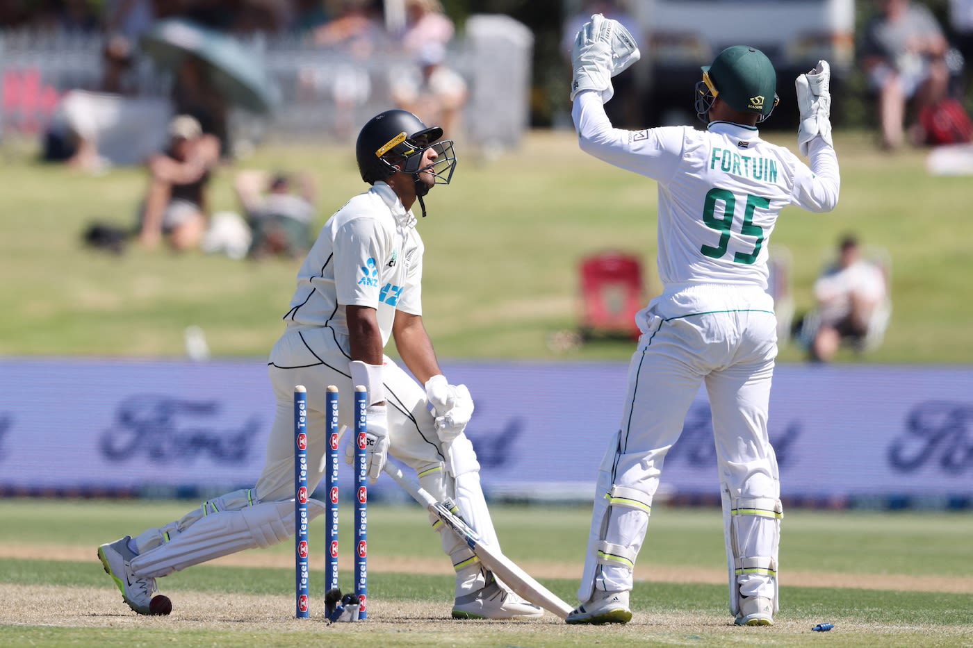 Rachin Ravindra is dejected after being dismissed