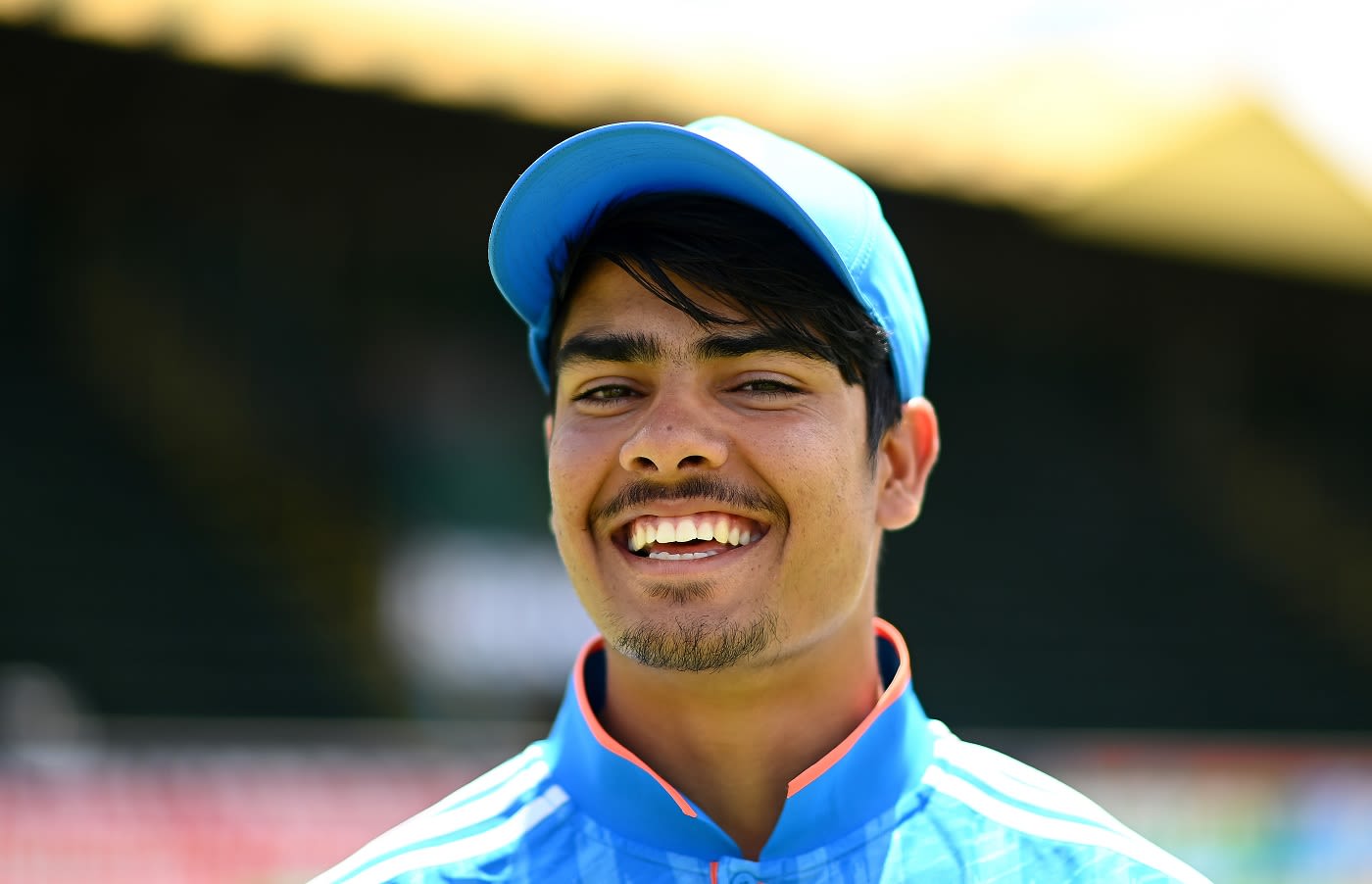 Uday Saharan is all smiles on the eve of the final
