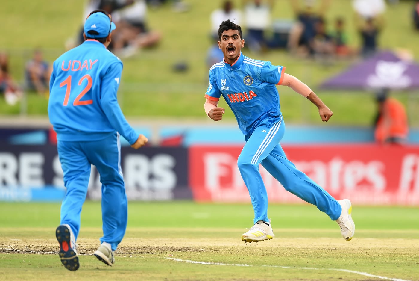 Naman Tiwari struck twice in consecutive overs