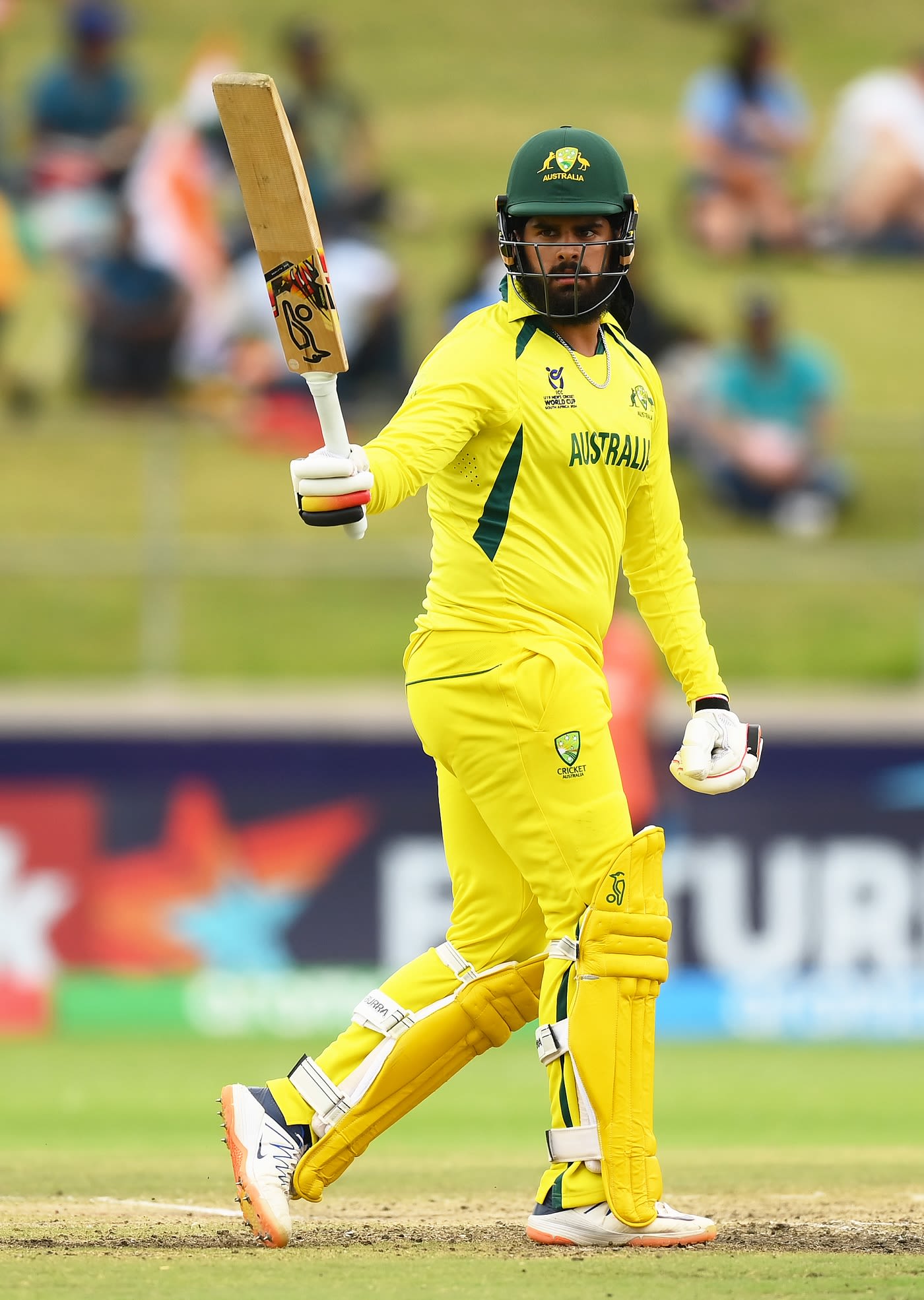 Harjas Singh brought up his fifty off 59 balls but fell soon after