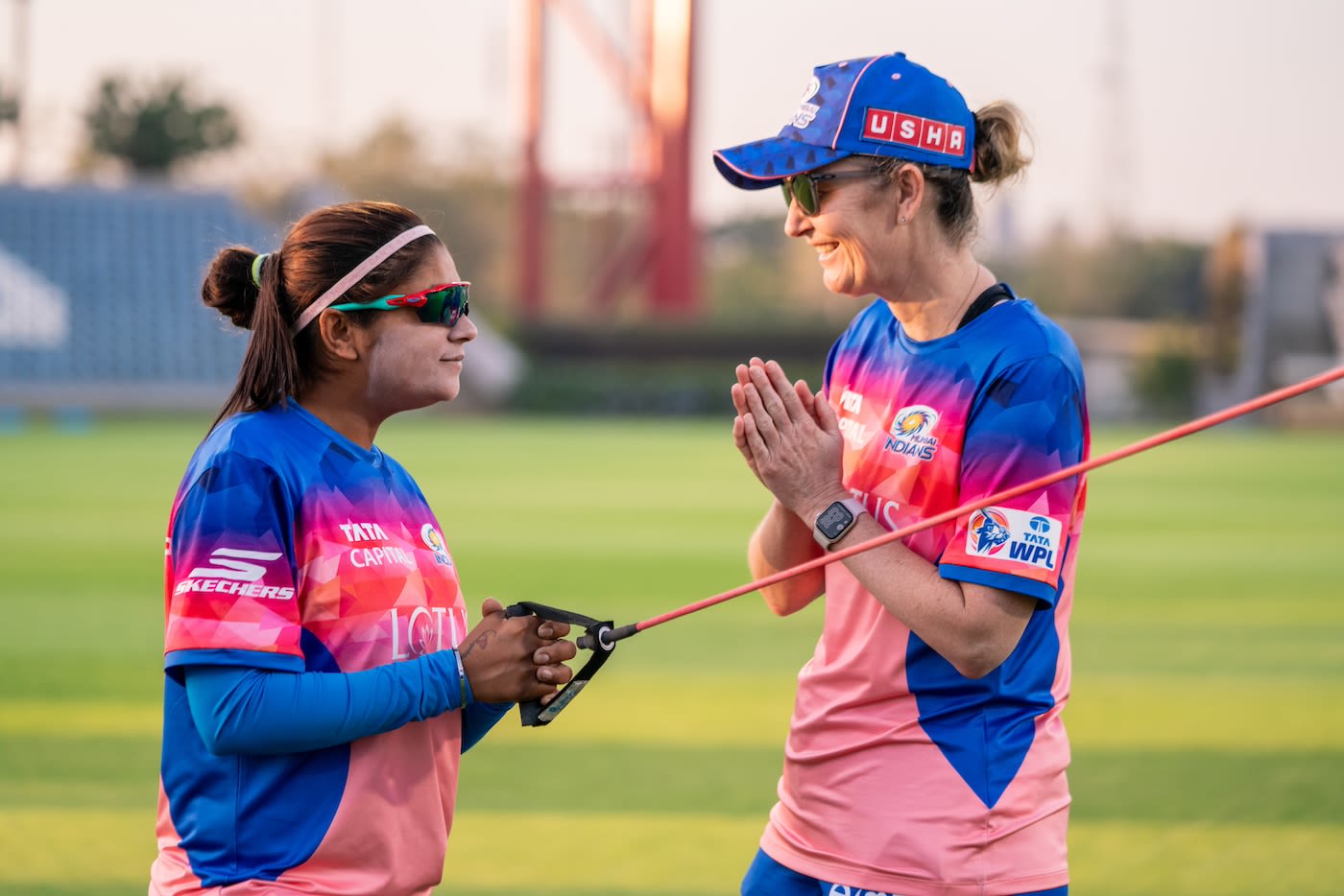 Saika Ishaque chats with head coach Charlotte Edwards