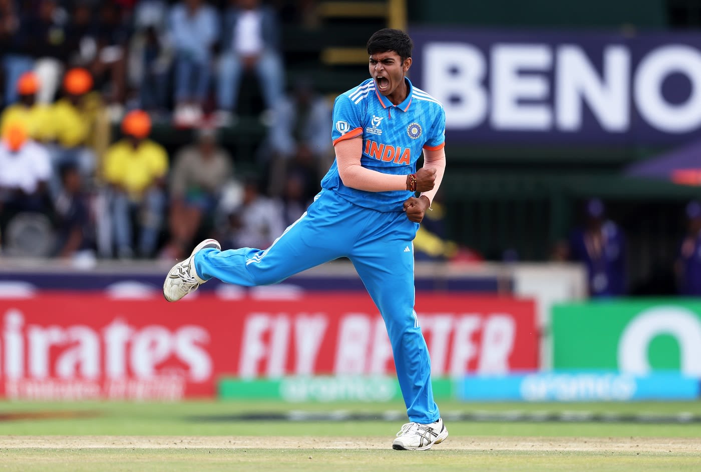Raj Limbani struck a telling blow when he removed Ryan Hicks for 20