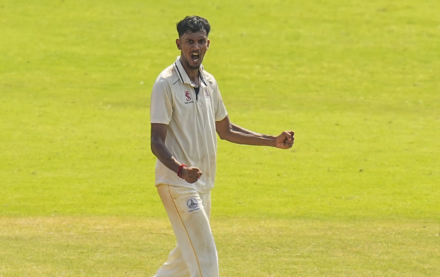 Ajith Ram picked up five wickets for 61 runs in the first innings against Karnataka