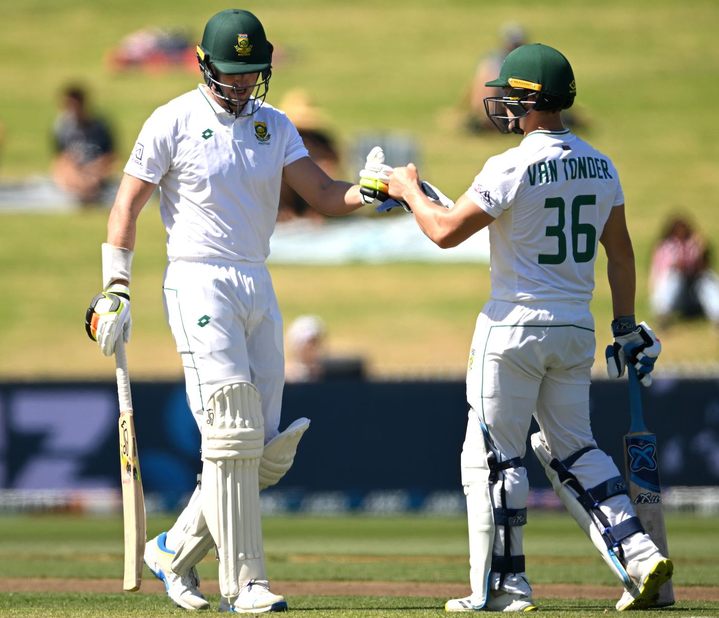 Neil Brand and Raynard van Tonder put on 36 off 67 balls for the second wicket