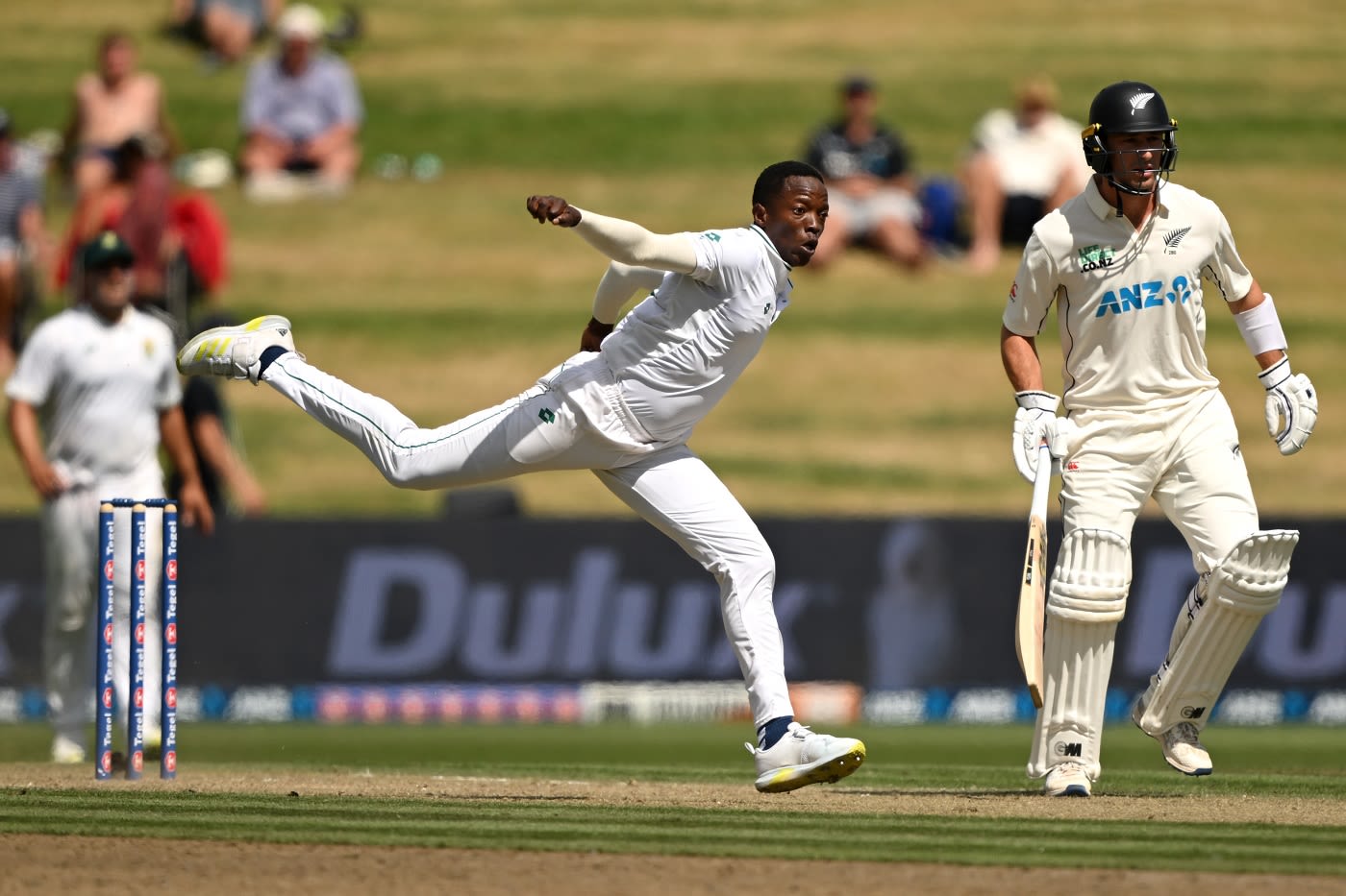 Tshepo Moreki bowls