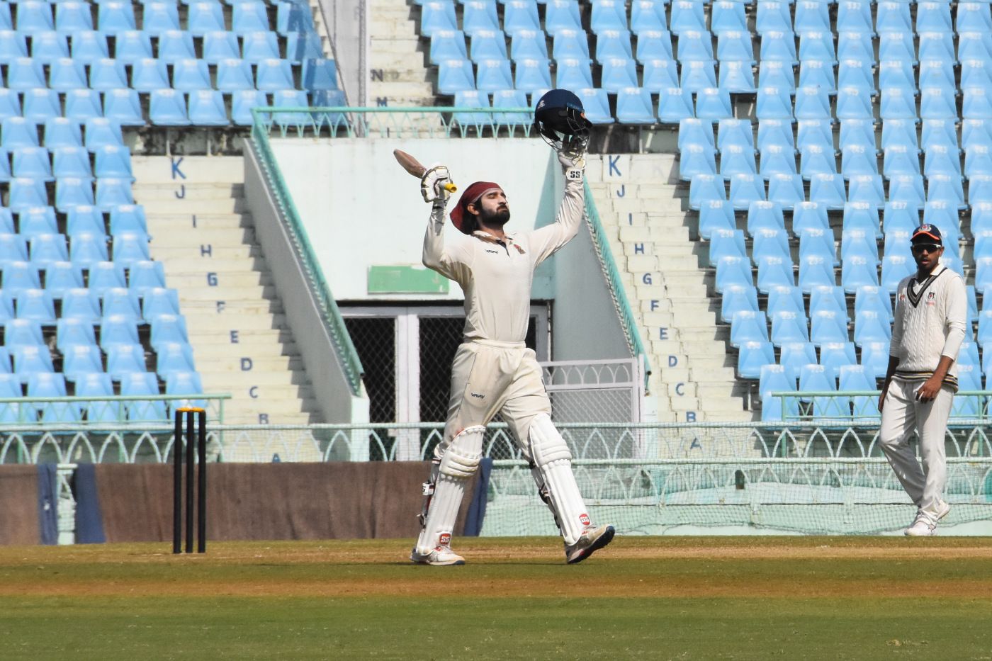 Sanjeet Desai celebrates his double-century