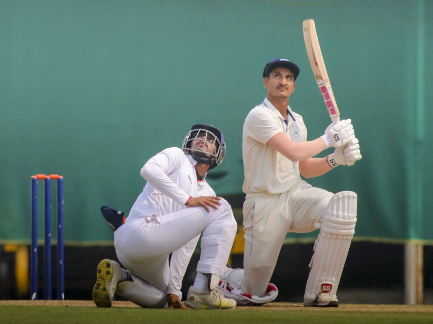 Haryana's Sumit Kumar launches a six