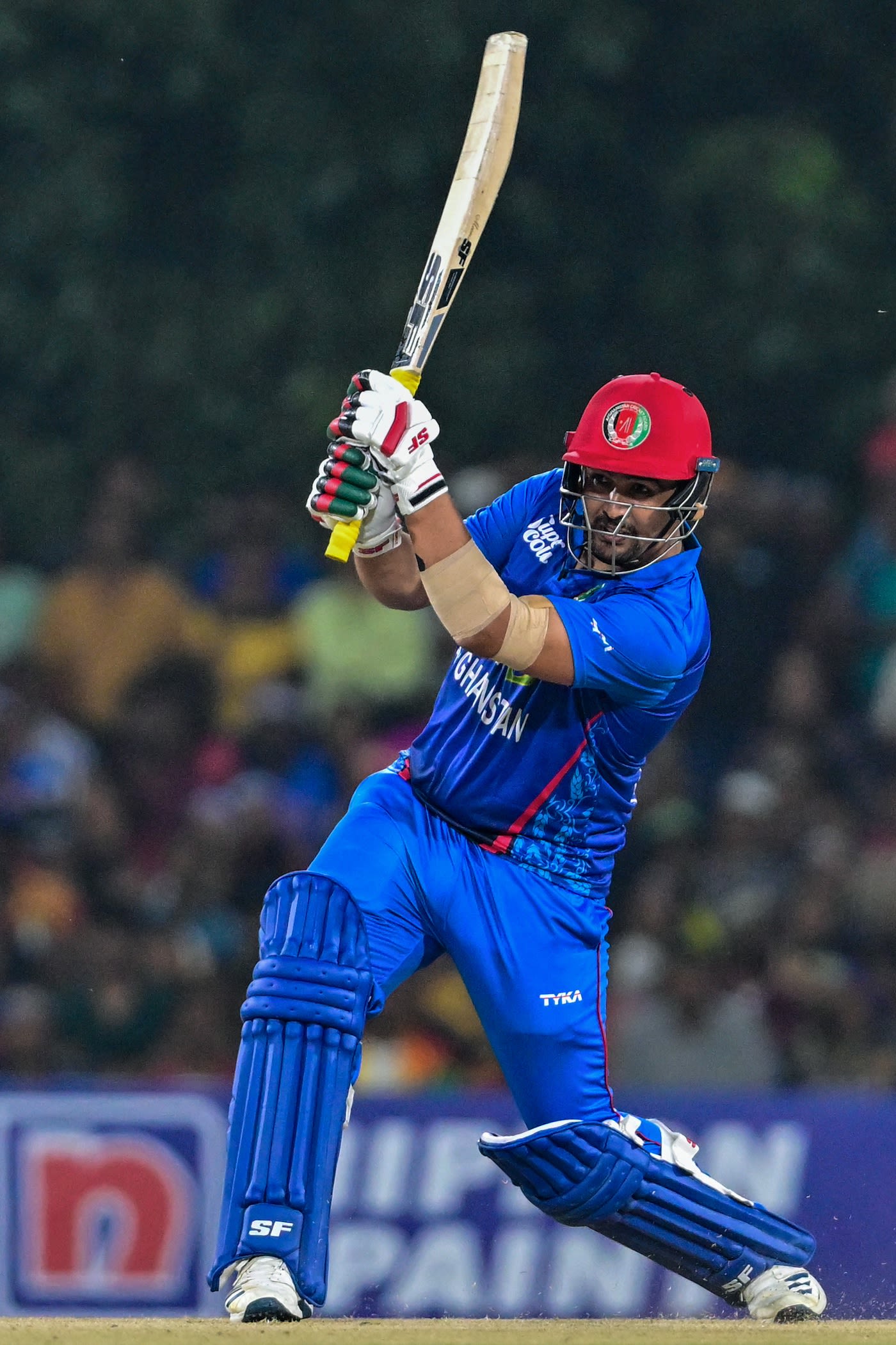 Hazratullah Zazai smashed the ball around in the early overs